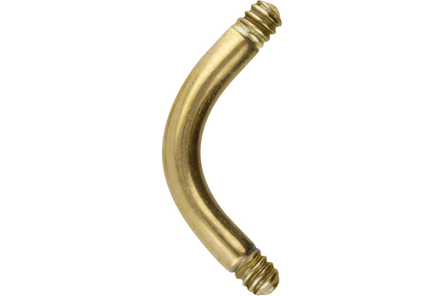 Chirurgenstahl Piercing Banane ohne Kugeln